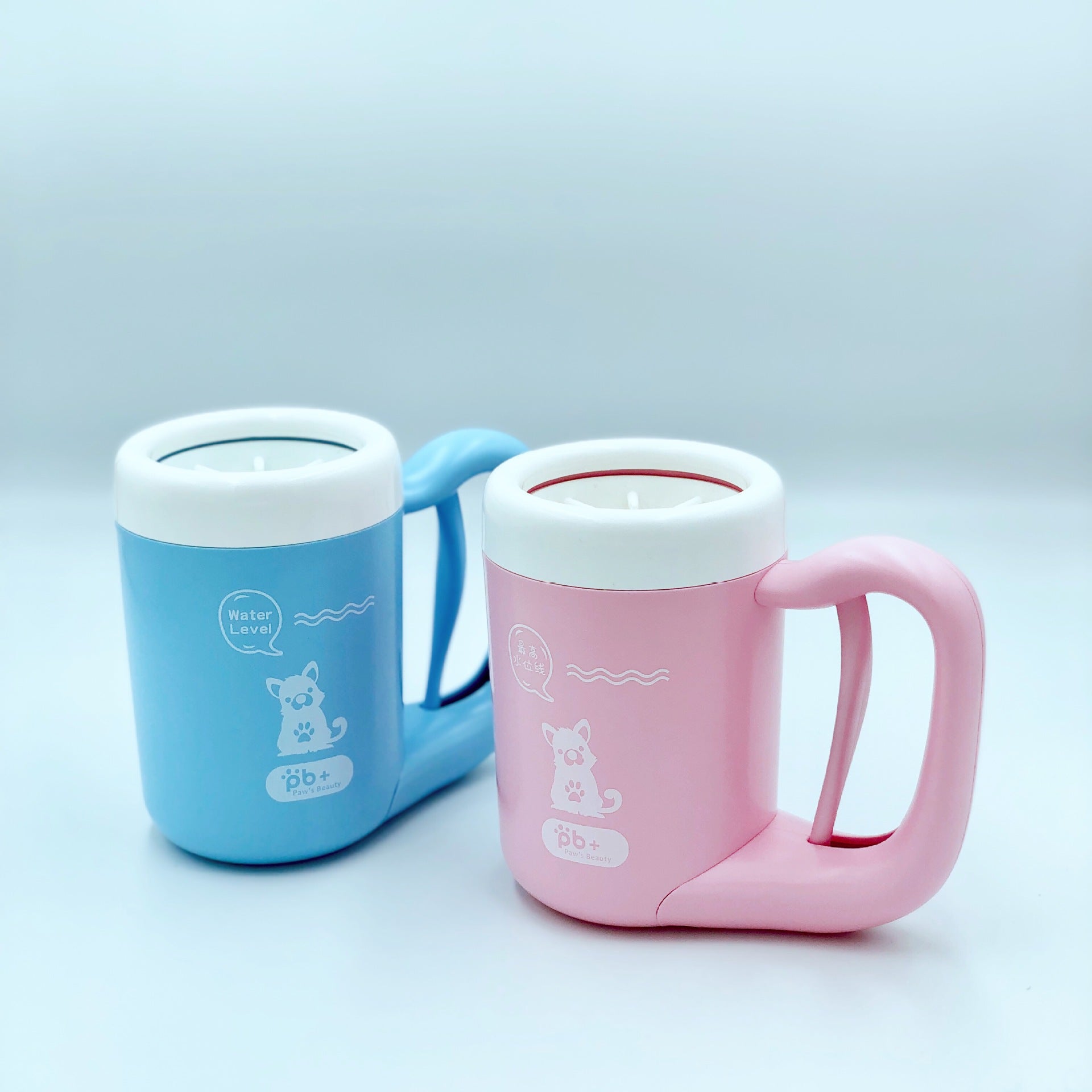 Portable Pet Paw Washer Cup With Soft Silicone Brush