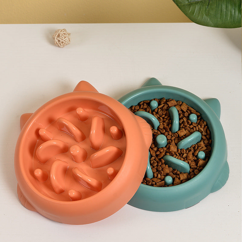 Pet Dog/Cat Slow Feeder Bowls Anti Choking